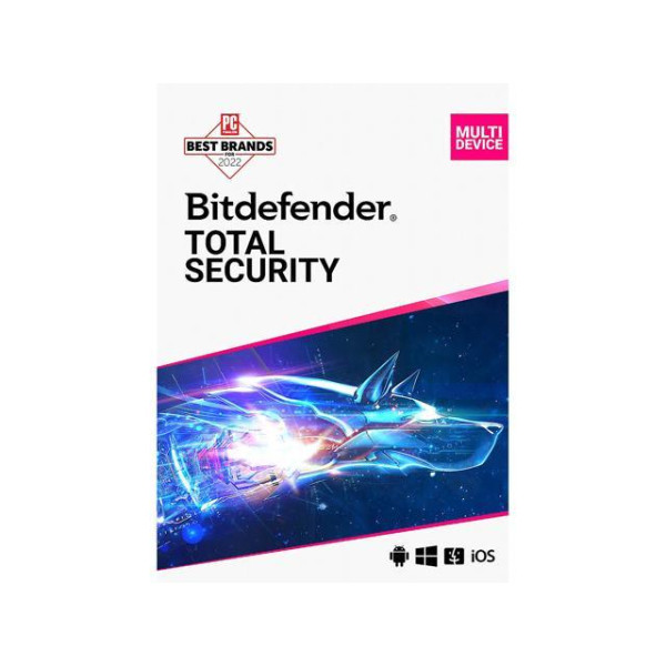 Bitdefender Total Security 2023 - 5 Devices / 1 Year - Download