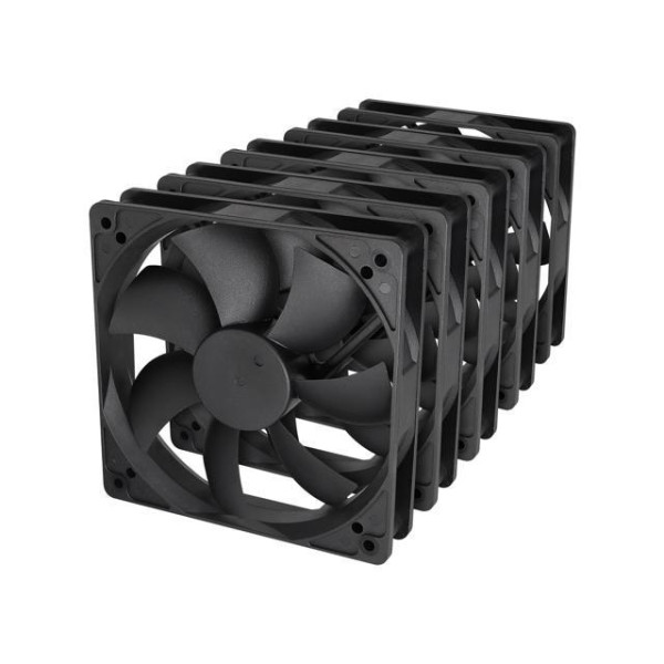 Rosewill 120mm Case Fan 5-Pack, Long Life Sleeve Bearing Computer Case Fan ROCF-22001, Ultra Quiet Computer Cooling Fan 5 Pack 120 mm Standard Case Fan