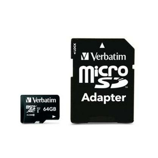 Micro SD Memory Card with Adaptor Verbatim Premium