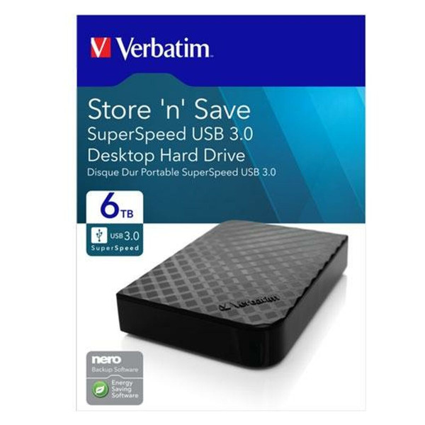 Hard Drive Verbatim Store 'n' Save 6 TB