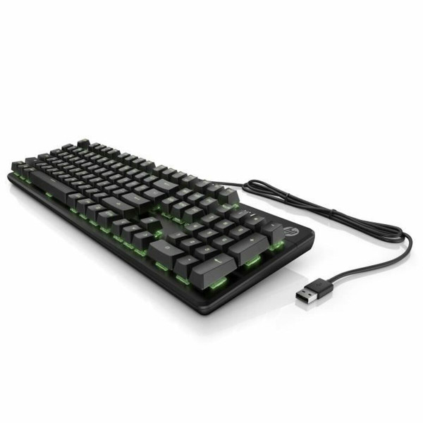 Keyboard HP 550 USB Black Backlighted Gaming French AZERTY