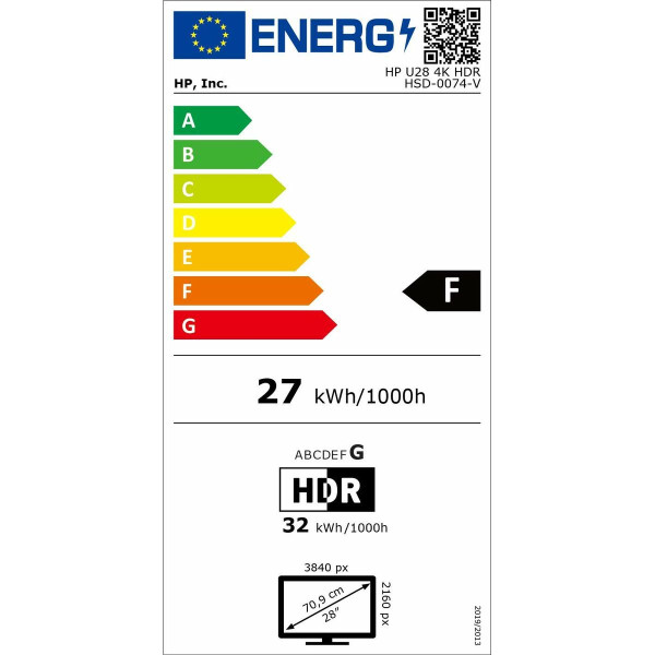 Monitor HP U28 IPS LED 4K Ultra HD 28"