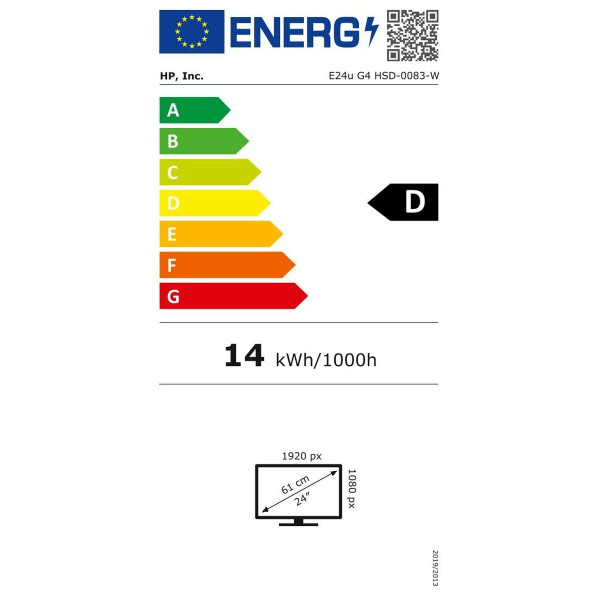 Monitor HP 189T0AA#ABB IPS LCD FHD IPS Full HD 60 Hz 1920 x 1080 px 23,8" 50-60 Hz 23.8"