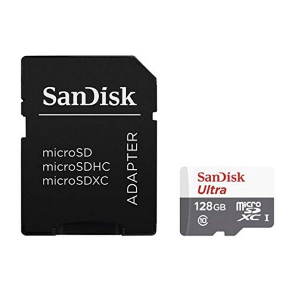 Micro SD Memory Card with Adaptor SanDisk SDSQUNS-GN3MA C10 80 MB/s-100 MB/s