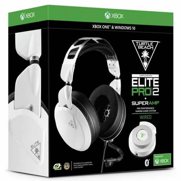 Headphones with Microphone Turtle Beach Elite Pro 2 White Gaming Jack