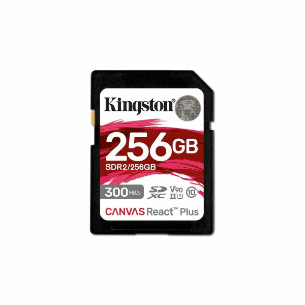 Micro SD Memory Card with Adaptor Kingston SDR2/256GB 256 GB 8K Ultra HD SDXC UHS-II