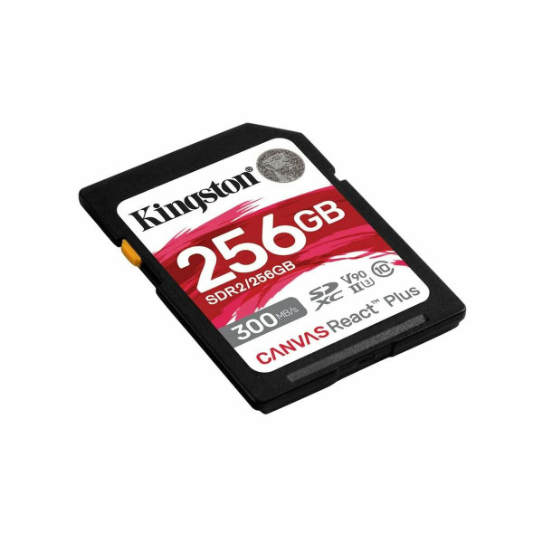 Micro SD Memory Card with Adaptor Kingston SDR2/256GB 256 GB 8K Ultra HD SDXC UHS-II