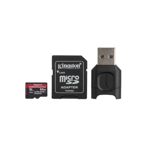 Micro SD Memory Card with Adaptor Kingston MLPMR2/64GB 285 MB/s