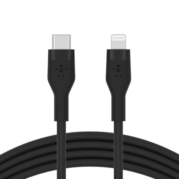 USB-C to Lightning Cable Belkin CAA009BT2MBK 2 m Black