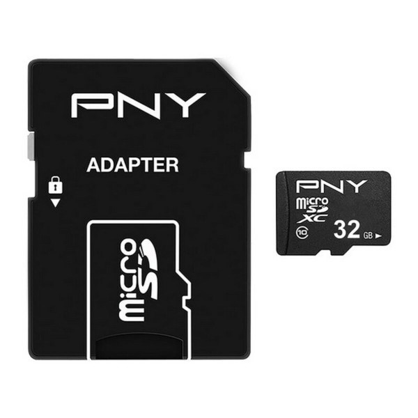 Micro SD Memory Card with Adaptor PNY Performance Plus C10