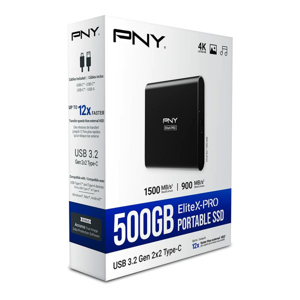 External Hard Drive PNY X-PRO