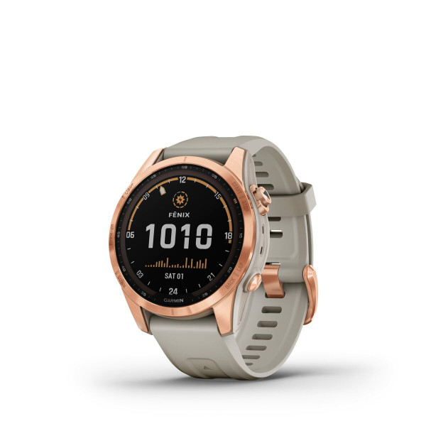 Smartwatch GARMIN Fenix 7S Sport Solar Rose gold Ø 42 mm