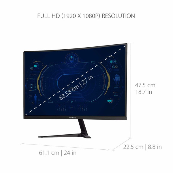 Monitor ViewSonic VX2718-PC-MHD 27" FHD LED 165 Hz