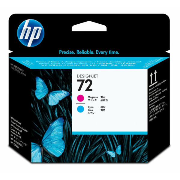 Replacement Head HP 72 Cyan Magenta