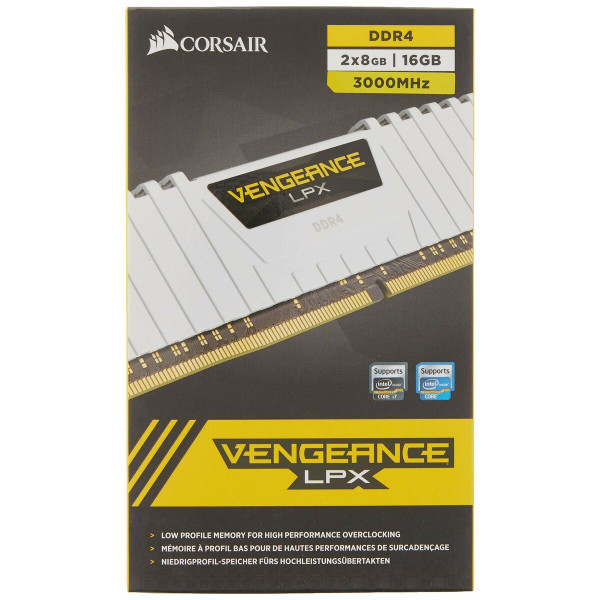 RAM Memory Corsair CMK16GX4M2D3000C16W CL16 3000 MHz