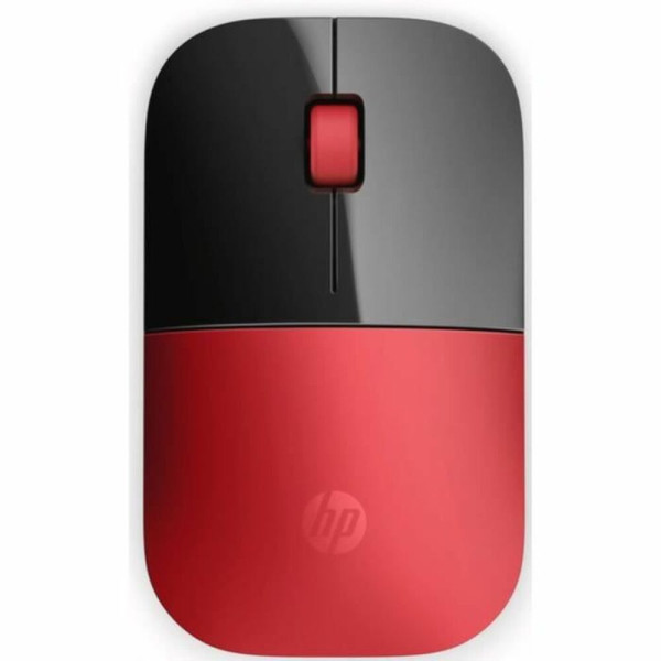 Wireless Mouse HP Bluetooth Red Black Ambidextrous