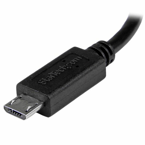 Cable Micro USB Startech UMUSBOTG8IN          Black