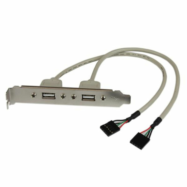 USB Cable Startech USBPLATE             IDC USB A Silver