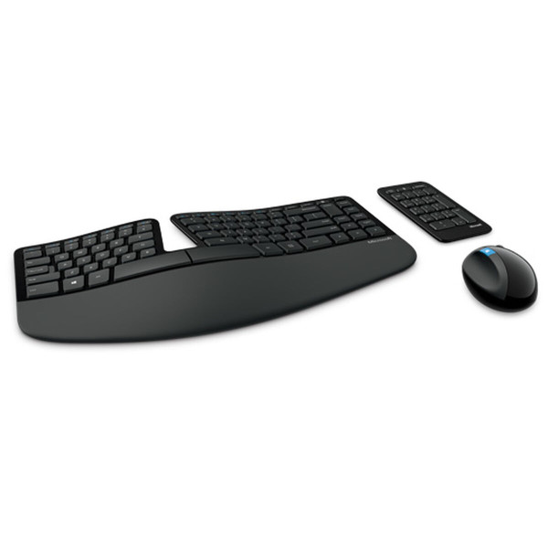 Keyboard and Wireless Mouse Microsoft L5V-00011 Spanish Qwerty