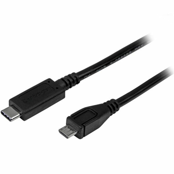 USB C to Micro USB 2.0 Adapter Startech USB2CUB1M            USB C Black