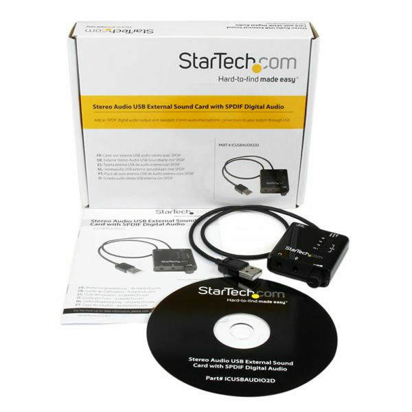 Sound card Startech ICUSBAUDIO2D        