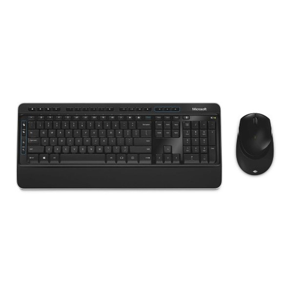 Keyboard and Wireless Mouse Microsoft WRLSSDSKTP3050 Spanish Qwerty