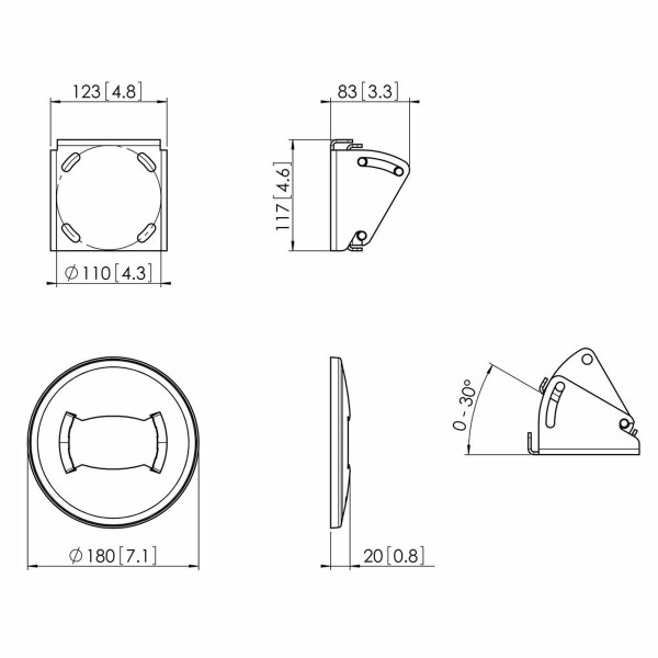 Adjustable support Vogel's 7210804             