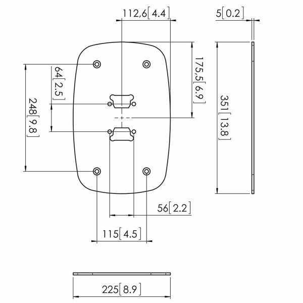 Fixing Plate Vogel's PFF 7060