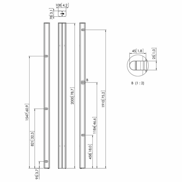 Adjustable support Vogel's 7227200              Screens