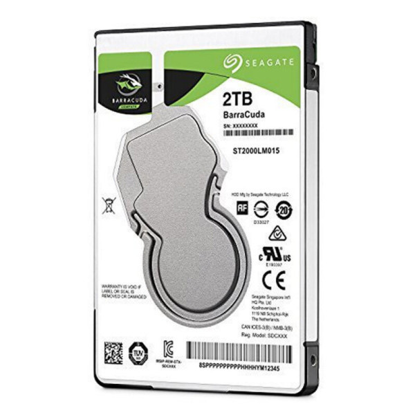 Hard Drive Seagate ST2000LM015 2.5" 2 TB Sata III 5400 rpm 2 TB