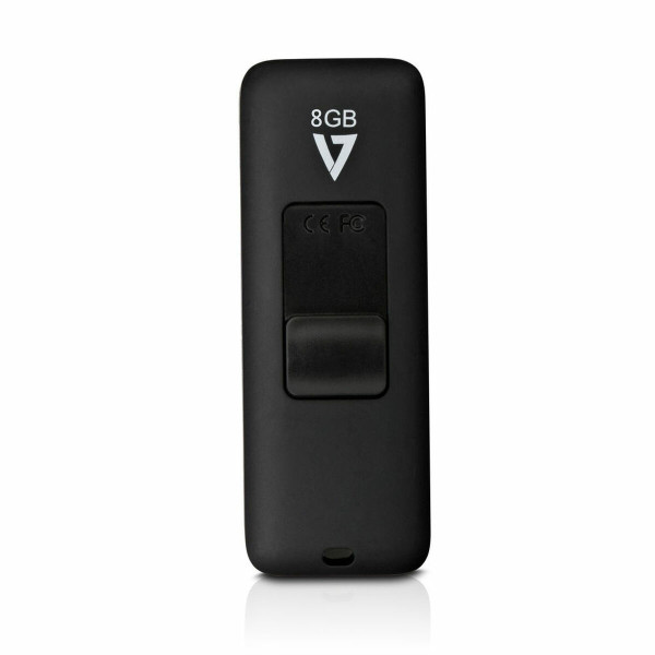 Pendrive V7 Flash Drive USB 2.0 Black 8 GB