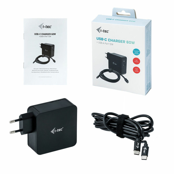 USB  Wall Charger i-Tec CHARGER-C60WPLUS    