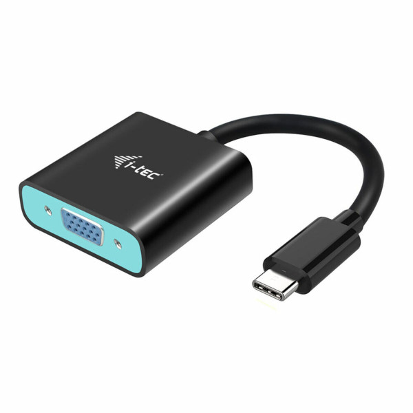 USB C to VGA Adapter i-Tec C31VGA60HZP         