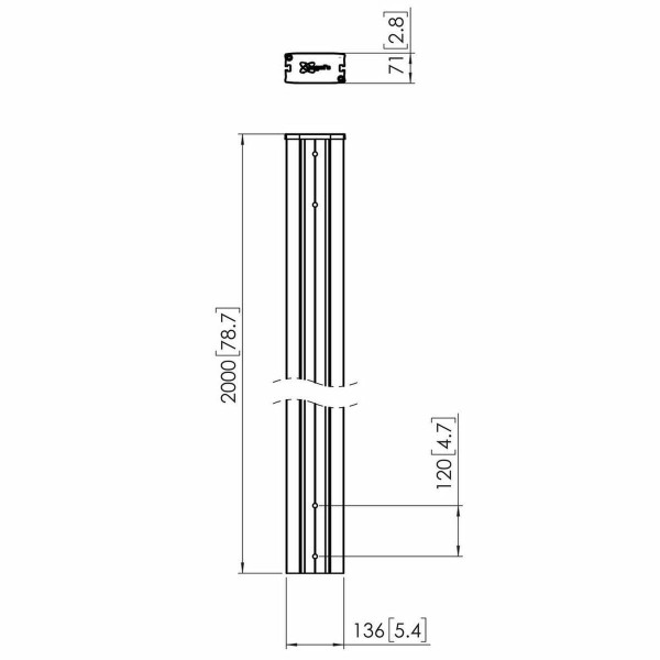 Tube Videowall Vogel's PUC 2920 (200 CM)