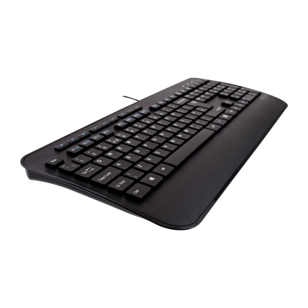 Keyboard V7 KU300UK Qwerty UK Black English