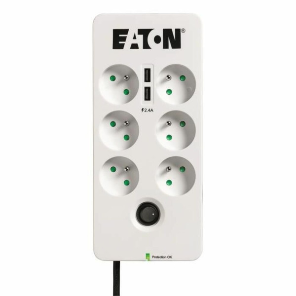 Protection from surges Eaton PB6UF White