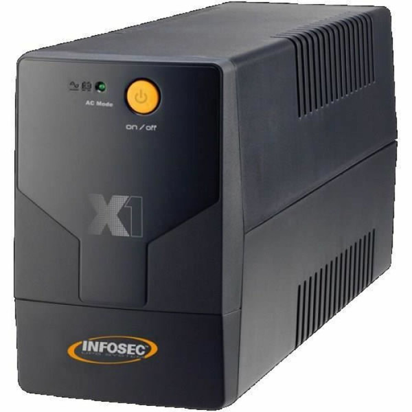 Uninterruptible Power Supply System Interactive UPS INFOSEC X1 EX 1000 Black