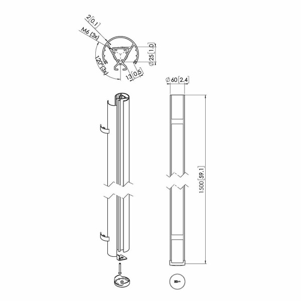 TV Mount Vogel's PUC 2422