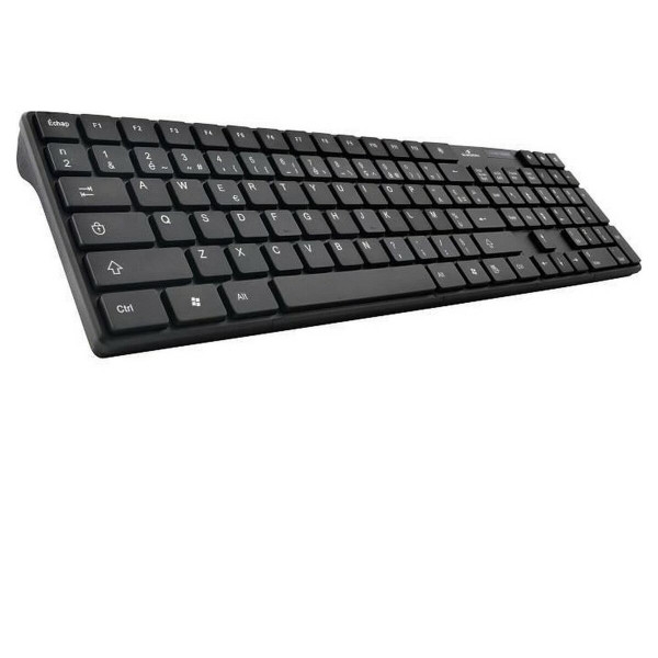 Keyboard and Mouse Bluestork BLU3760162063431 Black AZERTY