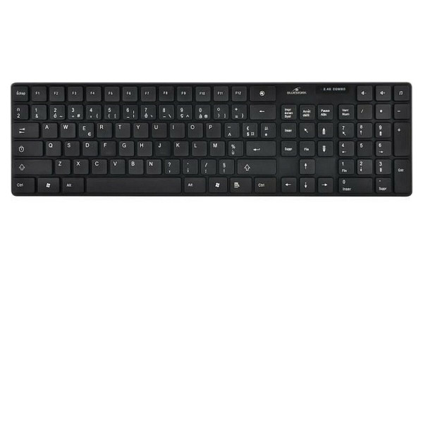 Keyboard and Mouse Bluestork BLU3760162063431 Black AZERTY