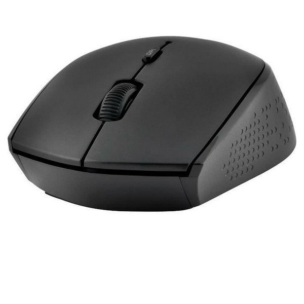 Keyboard and Mouse Bluestork Easy Slim Black French AZERTY