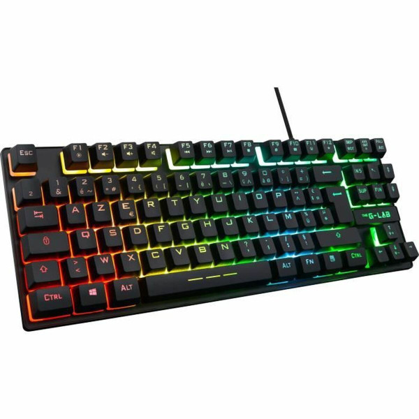 Gaming Keyboard The G-Lab Caesium French Black AZERTY