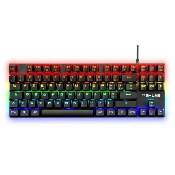 Gaming Keyboard The G-Lab Mercury Black French AZERTY