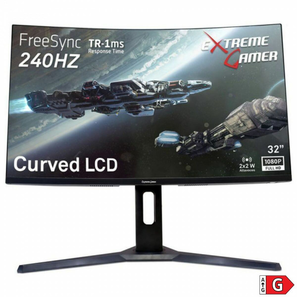 Monitor ExtremeGamer 32M2000C Black 32" Full HD 240 Hz