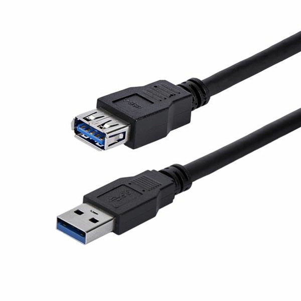 USB Cable Startech USB3SEXT1MBK         USB A Black