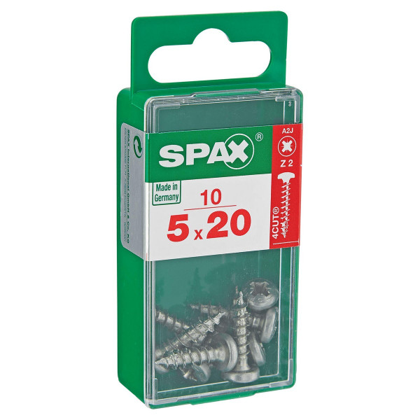 Box of screws SPAX Wirox Wood Round headed nozzle 10 Pieces (5 x 20 mm)