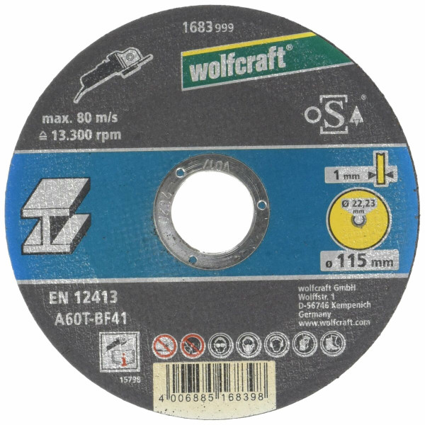 Cutting disc Wolfcraft 1683999