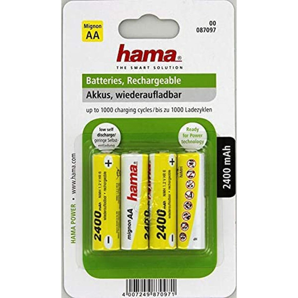 Rechargeable Batteries Hama 00087056