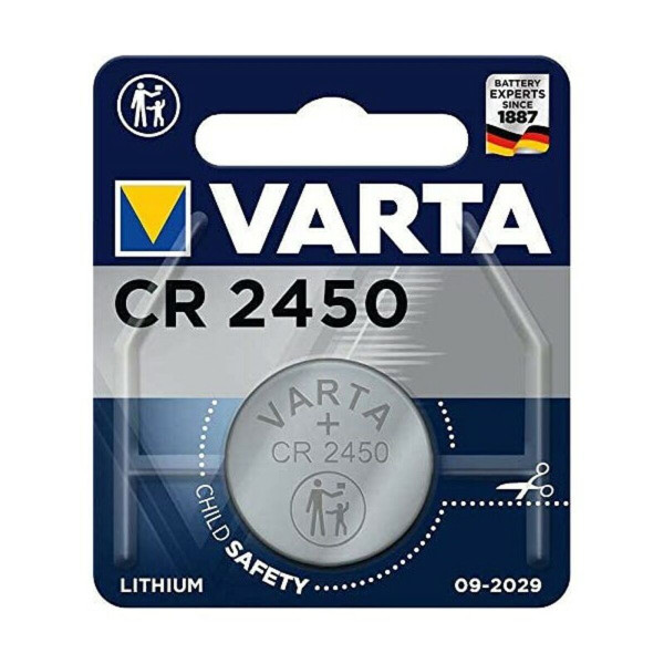 Lithium Button Cell Battery Varta 06450 101 401 3 V CR2450 560 mAh