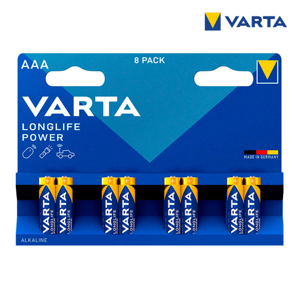 Batteries Varta Long Life Power AAA LR3 (8 Pieces)